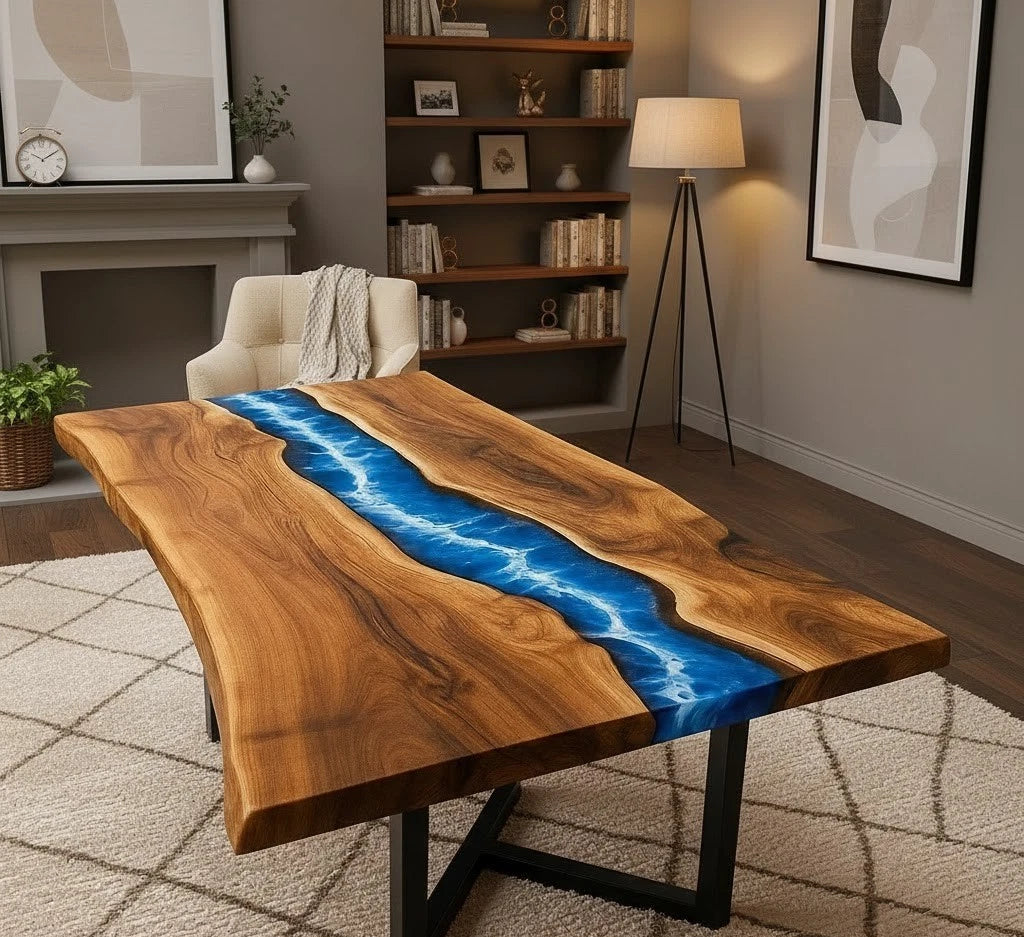 Mesa de Jantar Risco Azul